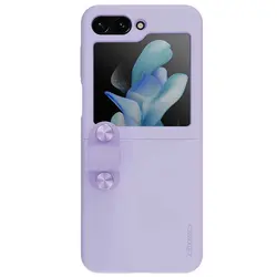 قاب سیلیکونی نیلکین Z Flip 5 مدل Nillkin Flex Flip Finger Strap liquid silicone case