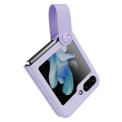 قاب سیلیکونی نیلکین Z Flip 5 مدل Nillkin Flex Flip Finger Strap liquid silicone case