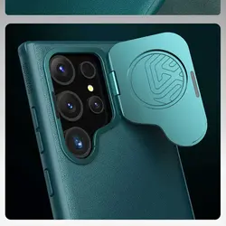 قاب چرمی نیلکین S24 Ultra مدل Nillkin Camshield Prop Leather Camera