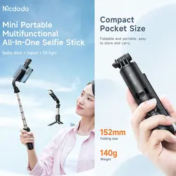 مونوپاد و سه پایه مک دودو MCDODO SS-1781 Selfie Stick Bluetooth Remote Control Tripod