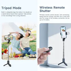 مونوپاد و سه پایه مک دودو MCDODO SS-1781 Selfie Stick Bluetooth Remote Control Tripod