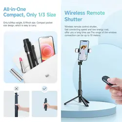 مونوپاد و سه پایه مک دودو MCDODO SS-1771 Selfie Stick Portable Tripod Phone Stand