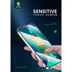 گلس لبه سیلیکونی iPhone 14 Pro Max گرین لاین Green Lion Silicone Edge Glass