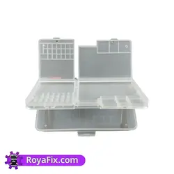 ظرف نگه داری گوشی های باز شده و درحال تعمیر