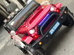 ماشین شارژی جیپ دو نفره چهار موتور متالیک مدل ZR 5303