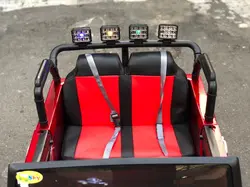 ماشین شارژی جیپ دو نفره چهار موتور متالیک مدل ZR 5303