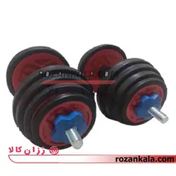 دمبل متغیر حرفه ای رنگی 10 کیلویی TS-جفت برند RKsport