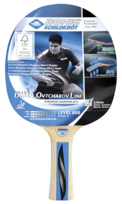 راکت پینگ پنگ دونیک Ovtcharov Line Level 800