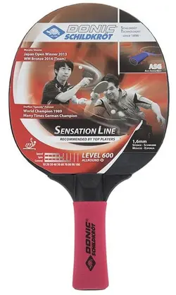 راکت پینگ پنگ دونیک Level 600 Sensation Line