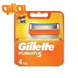 تیغ یدک ژیلت مدل فیوژن Fusion5 بسته 4 عددی Gillette