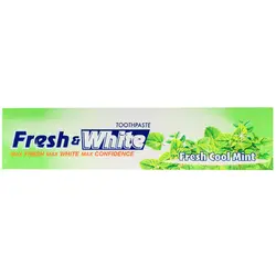 خمیر دندان نعنایی فرش اند وایت مدل Fresh Cool Mint وزن 160 گرم