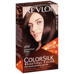رنگ مو رولون شماره 33 قهوه‌ای تیره ملایم Dark Soft Brown