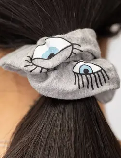 کش مو چاپدار چشمی