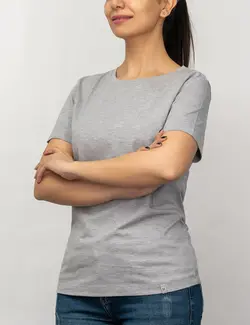 تیشرت زنانه بیسیک یقه گرد آرینا