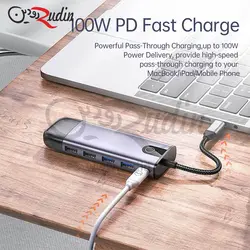 هاب 10 پورت USB-C مک دودو مدل HU-7420