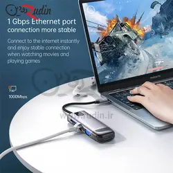 هاب 10 پورت USB-C مک دودو مدل HU-7420