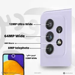 گوشی موبایل سامسونگ مدل Galaxy A72 SM-A دو سیم کارت ظرفیت 256 گیگابایت - رم 8 گیگابایت - رنگ