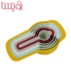 ست پیمانه قنادی رنگی