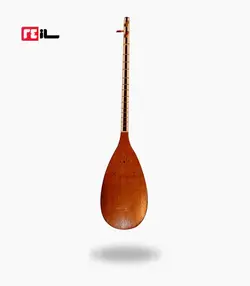تنبور صادق عظیمی کاسه معرق بغل دسته استخوان