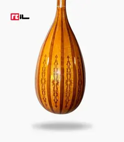 تنبور صادق عظیمی کاسه معرق دسته ساده