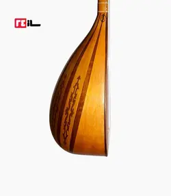 تنبور صادق عظیمی کاسه معرق دسته ساده