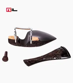 ست زير چانه و لوازم ویولن منبت هندي