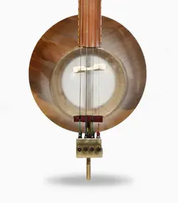 کمانچه لری مرادی کاسه شیپوری دسته طرح دار