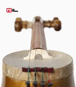 کمانچه لری مرادی کاسه شیپوری دسته طرح دار