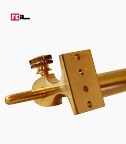 پایه کمانچه و سیم گیر کمانچه برنجی کامل صابری