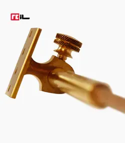 پایه کمانچه و سیم گیر کمانچه برنجی کامل صابری