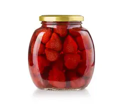 کمپوت توت فرنگی