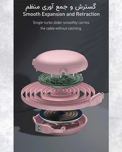 کابل شارژ قرقره ای بیسوس baseus