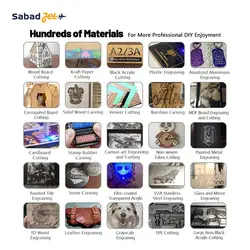 دستگاه لیزر حکاکی و برش NEJE 80W در ابعاد مختلف
