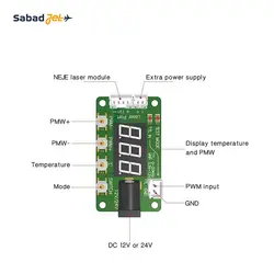 ماژول لیزر حکاکی و برش NEJE 80W