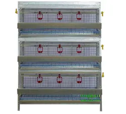 قفس بلدرچین ۳ طبقه