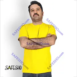 تی شرت کار نخی زرد