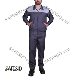 لباس کار کلاسیک طوسی استخوانی