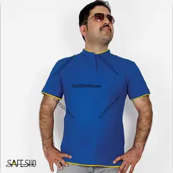 تیشرت کار مدل ثمین آبی