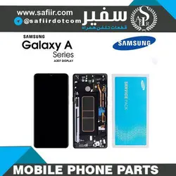 تاچ ال سی دی سامسونگ A30S سرویس پک-LCD A30S SERVICE PACK A307 SERVICE BLACK WITH FRAME