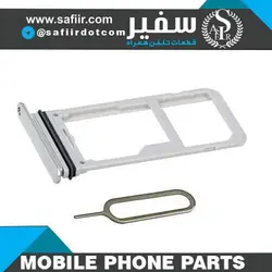SIM TRAY S8-S8 PLUSE SILVER 2SIM