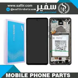 تاچ ال سی دی سامسونگ A72 WITH BATTERY سرویس پک-LCD A72 WITH BATTERY SERVICE PACK BLACK