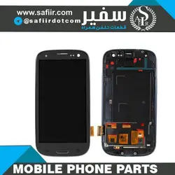 تاچ ال سی دی سامسونگ S3 تی اف تی-LCD S3 I9300+FRAME TFT BLACK