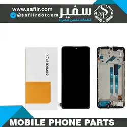 ال سی دی شیائومی سرویس پک LCD POCO X4 PRO + NOTE 11 PRO + FRAME  SERVISE PACK BLACK