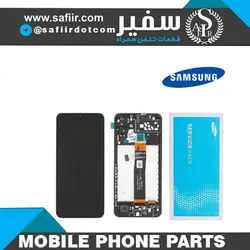 تاچ ال سی دی سامسونگ A04S(A047)+FFFFسرویس پک-LCD A04S(A047)+ FFFFSERVICE PACK BLACK