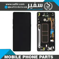 تاچ ال سی دی NOTE 8 روکاری -LCD NOTE 8+F  SECOND BLACK