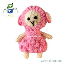 عروسک بافتنی سگ و گربه مدل گوسفند چانگ لیر