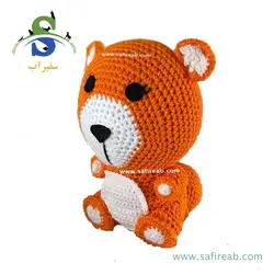 عروسک بافتنی سگ و گربه مدل روباه چانگ لیر