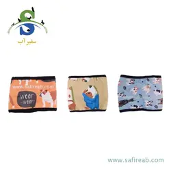 شورتکس نواری مخمل داخل ملانژ سگ نر (سایز L ، M ، S) چانگ لیر