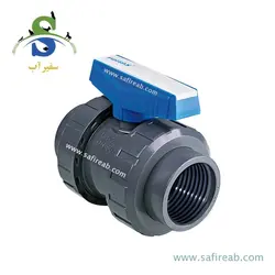 شیر توپی یک ضرب چسبی و یک سر دنده پیمتاش