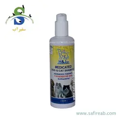شامپو دارویی و درمانی سگ و گربه (330 میلی لیتر) اچ اند جی پت